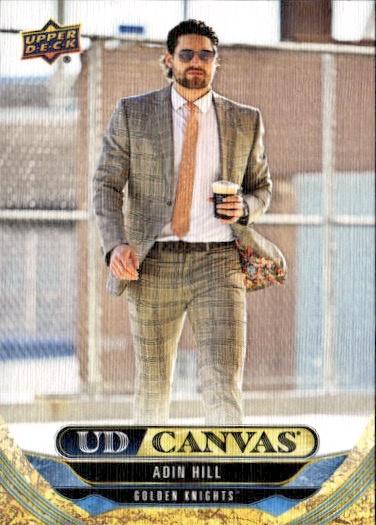 2024-25 Upper Deck Series 1 Hockey Base UD Canvas #C-37 Vegas Golden Knights (Adin Hill)