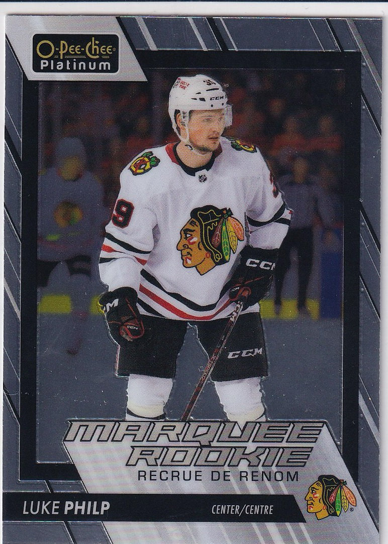 2023-24 O-Pee-Chee Platinum Hockey Base - Marquee Rookie #214 Chicago Blackhawks (Luke Philp)