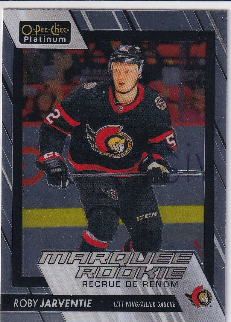 2023-24 O-Pee-Chee Platinum Hockey Base - Marquee Rookie #233 Ottawa Senators (Roby Jarventie)