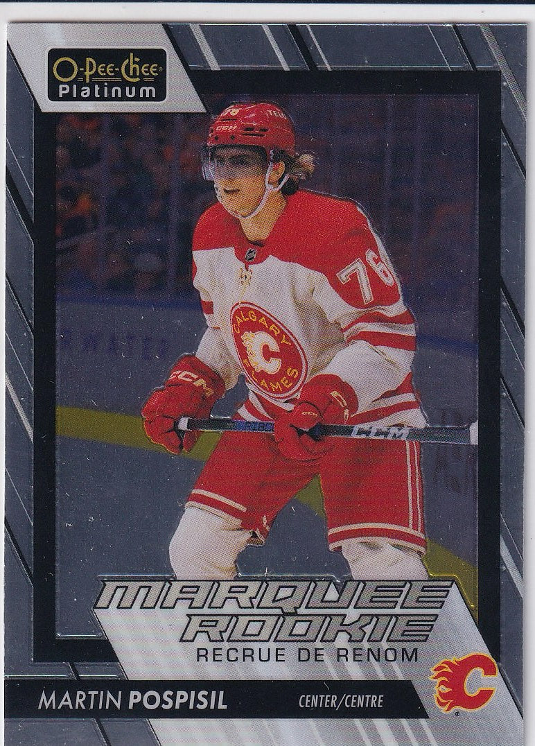 2023-24 O-Pee-Chee Platinum Hockey Base - Marquee Rookie #271 Calgary Flames (Martin Pospisil)