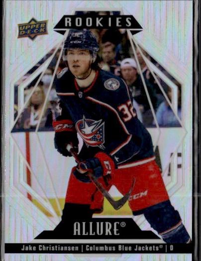 2022-23 Upper Deck Allure Hockey Base #106 Columbus Blue Jackets (Jake Christiansen)