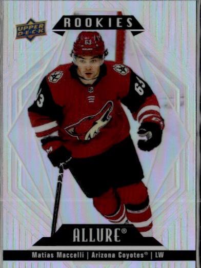 2022-23 Upper Deck Allure Hockey Base #120 Arizona Coyotes (Matias Maccelli)