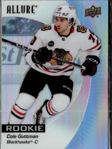 2023-24 Upper Deck Allure Hockey Base #107 Chicago Blackhawks (Cole Guttman)
