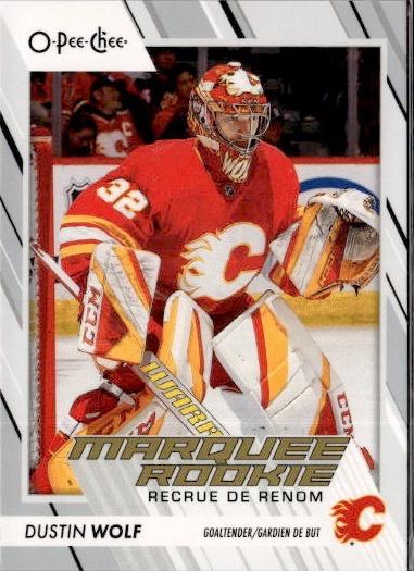2023-24 O-Pee-Chee Hockey Base - Marquee Rookie #574 Calgary Flames (Dustin Wolf)