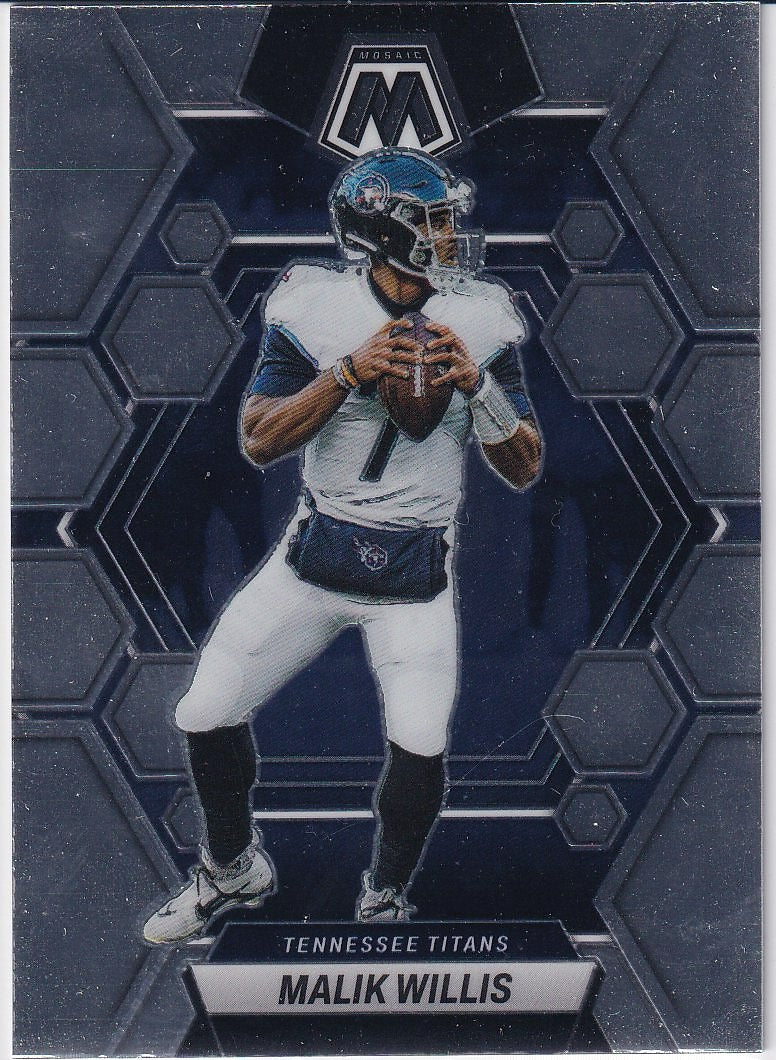 2023 Panini Mosaic Football Base #235 Tennessee Titans (Malik Willis)