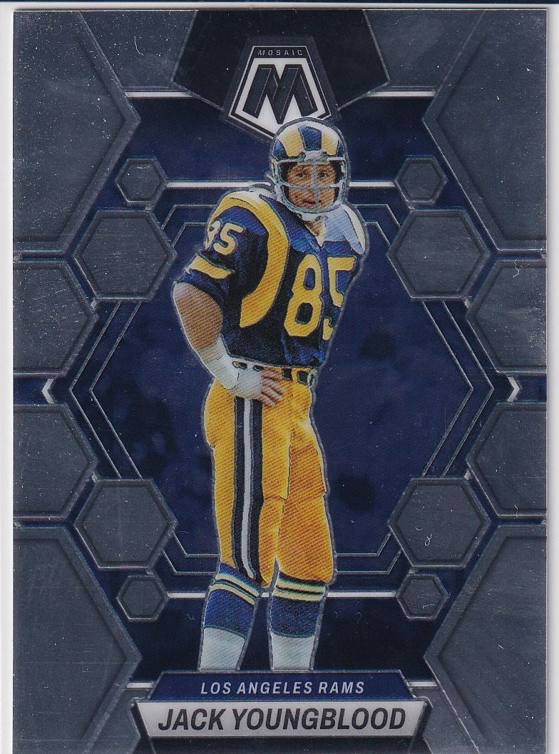 2023 Panini Mosaic Football Base #142 Los Angeles Rams (Jack Youngblood)