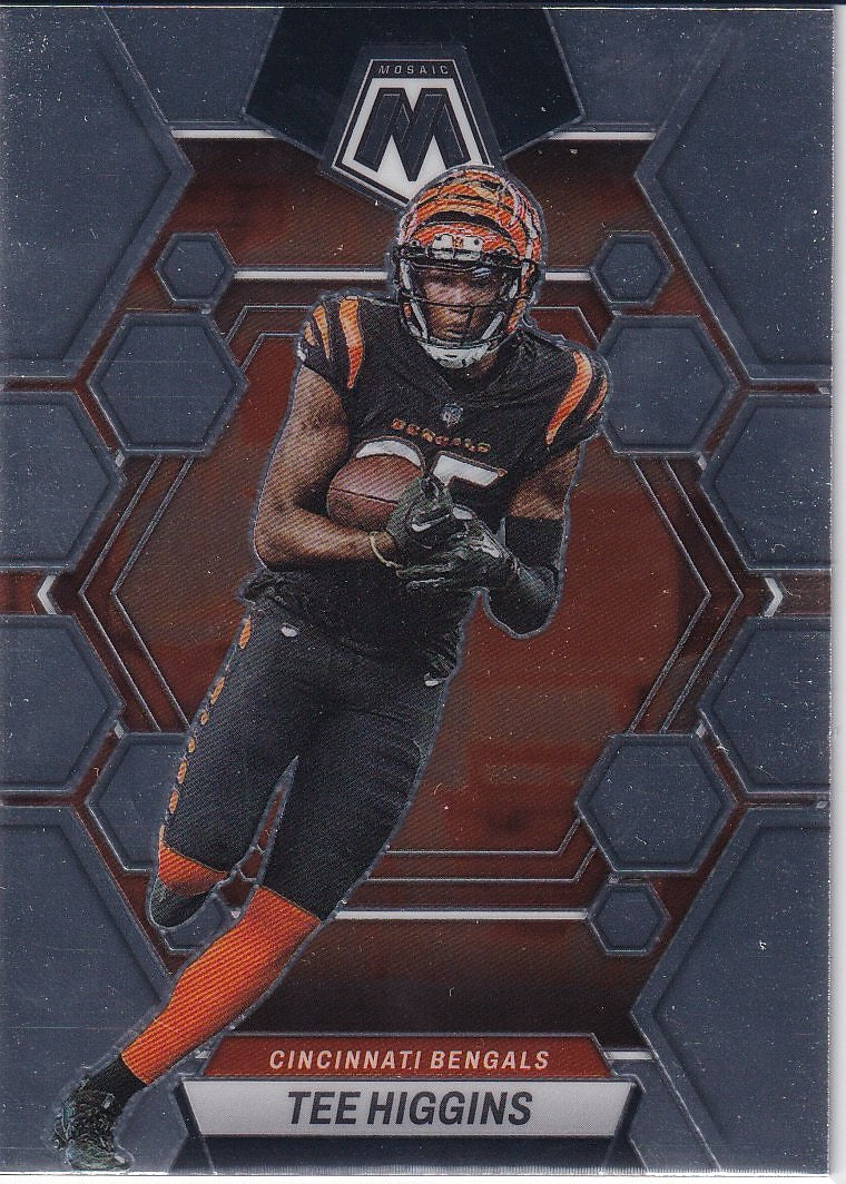 2023 Panini Mosaic Football Base #42 Cincinnati Bengals (Tee Higgins)