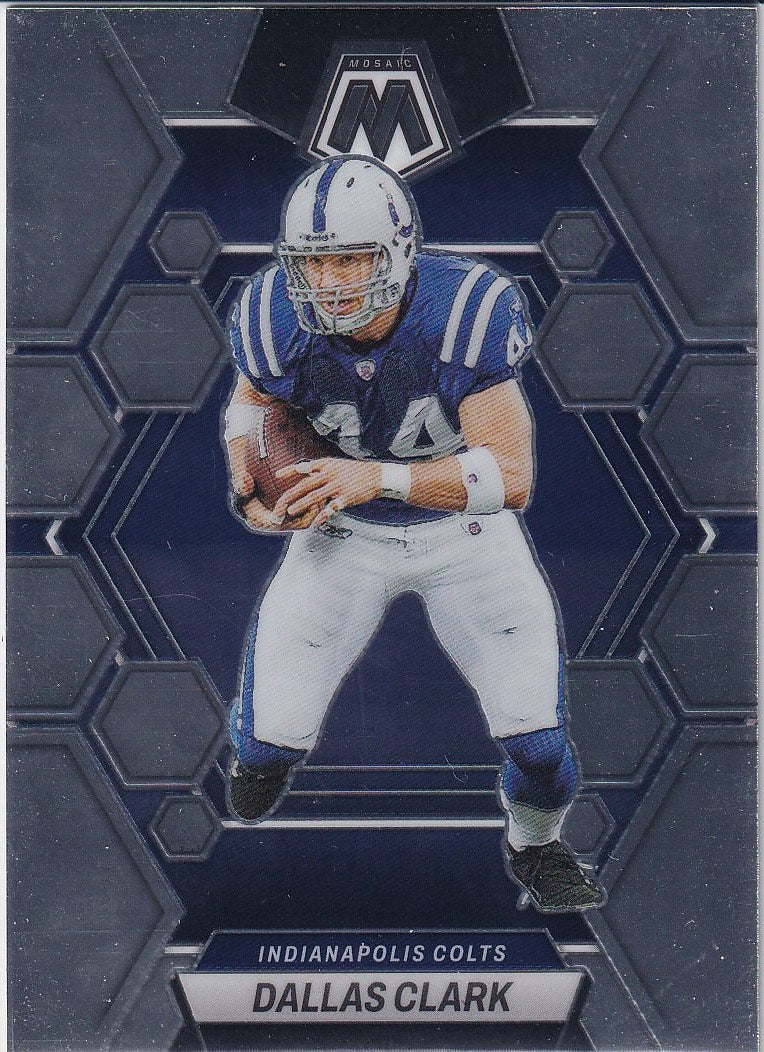 2023 Panini Mosaic Football Base #99 Indianapolis Colts (Dallas Clark)