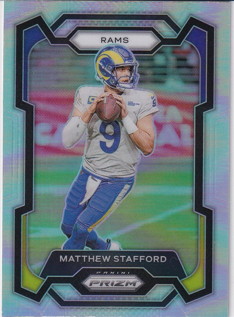 2023 Panini Prizm Football Base Silver #169 Los Angeles Rams (Matthew Stafford)