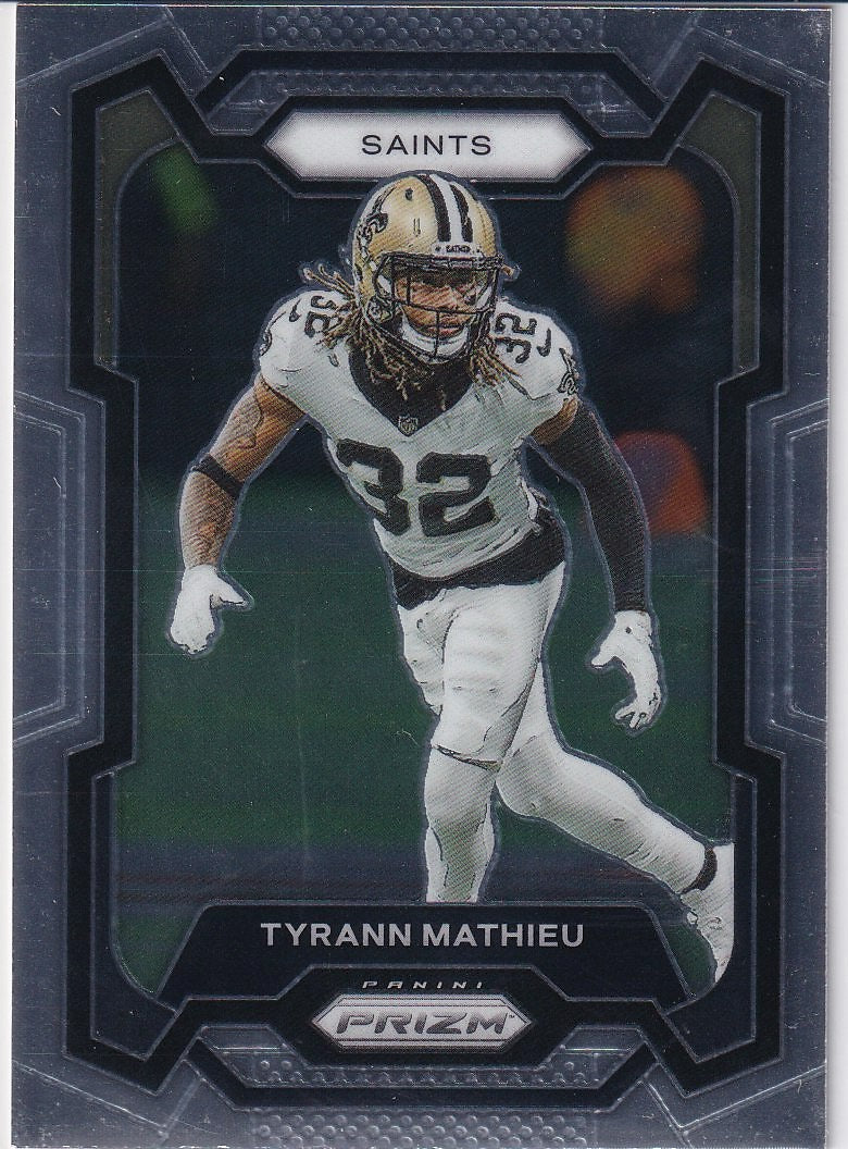 2023 Panini Prizm Football Base #218 New Orleans Saints (Tyrann Mathieu)