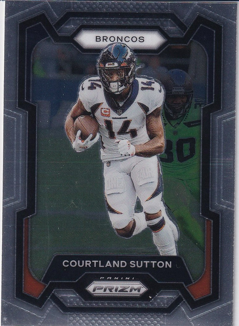 2023 Panini Prizm Football Base #85 Denver Broncos (Courtland Sutton)
