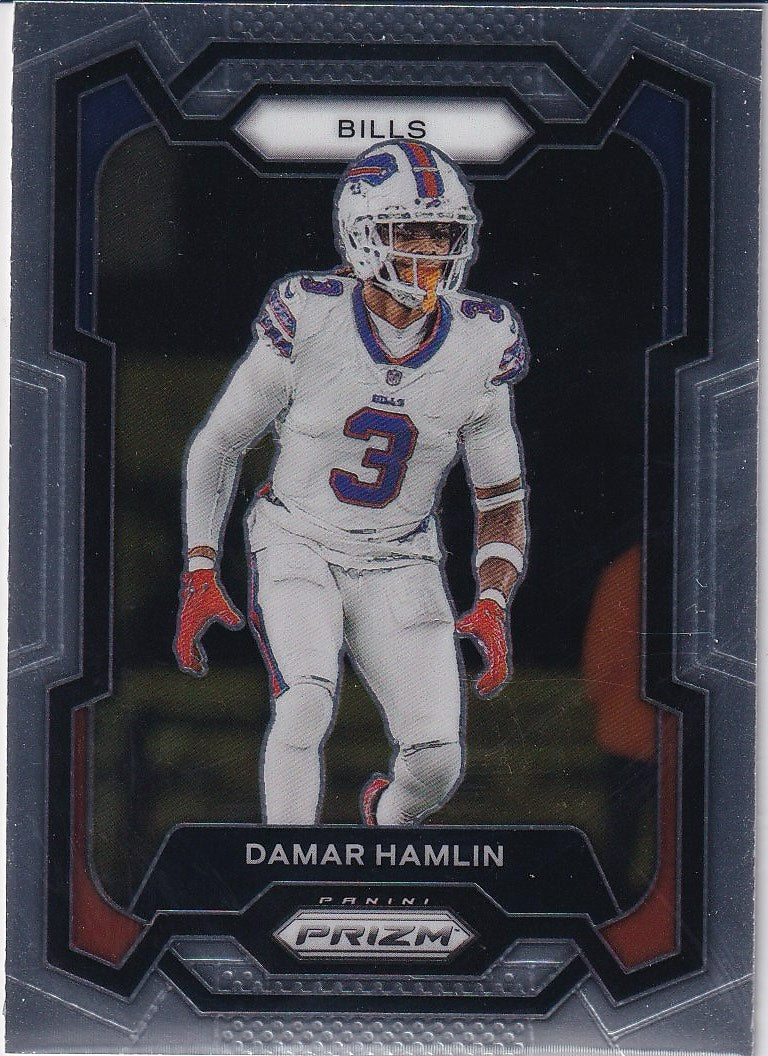 2023 Panini Prizm Football Base #27 Buffalo Bills (Damar Hamlin)