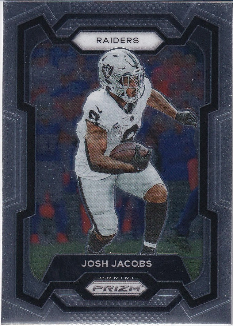 2023 Panini Prizm Football Base #178 Las Vegas Raiders (Josh Jacobs)
