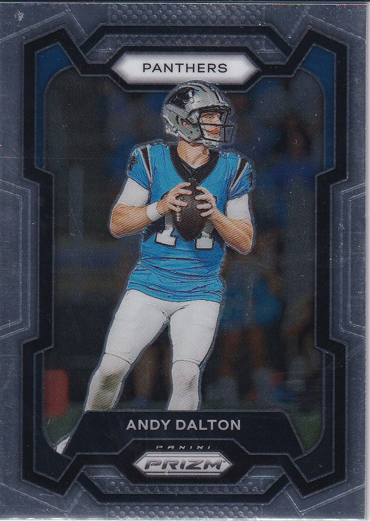 2023 Panini Prizm Football Base #38 Carolina Panthers (Andy Dalton)