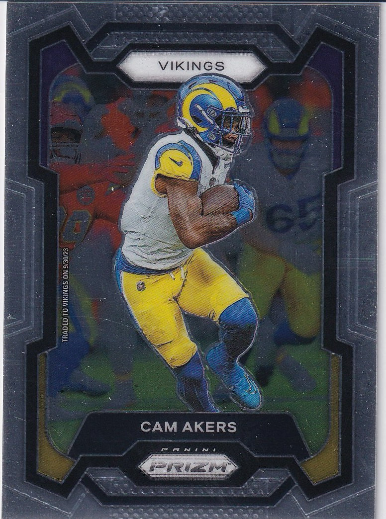 2023 Panini Prizm Football Base #164 Minnesota Vikings (Cam Akers)