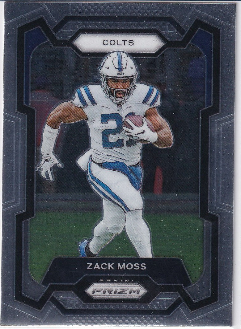 2023 Panini Prizm Football Base #132 Indianapolis Colts (Zack Moss)