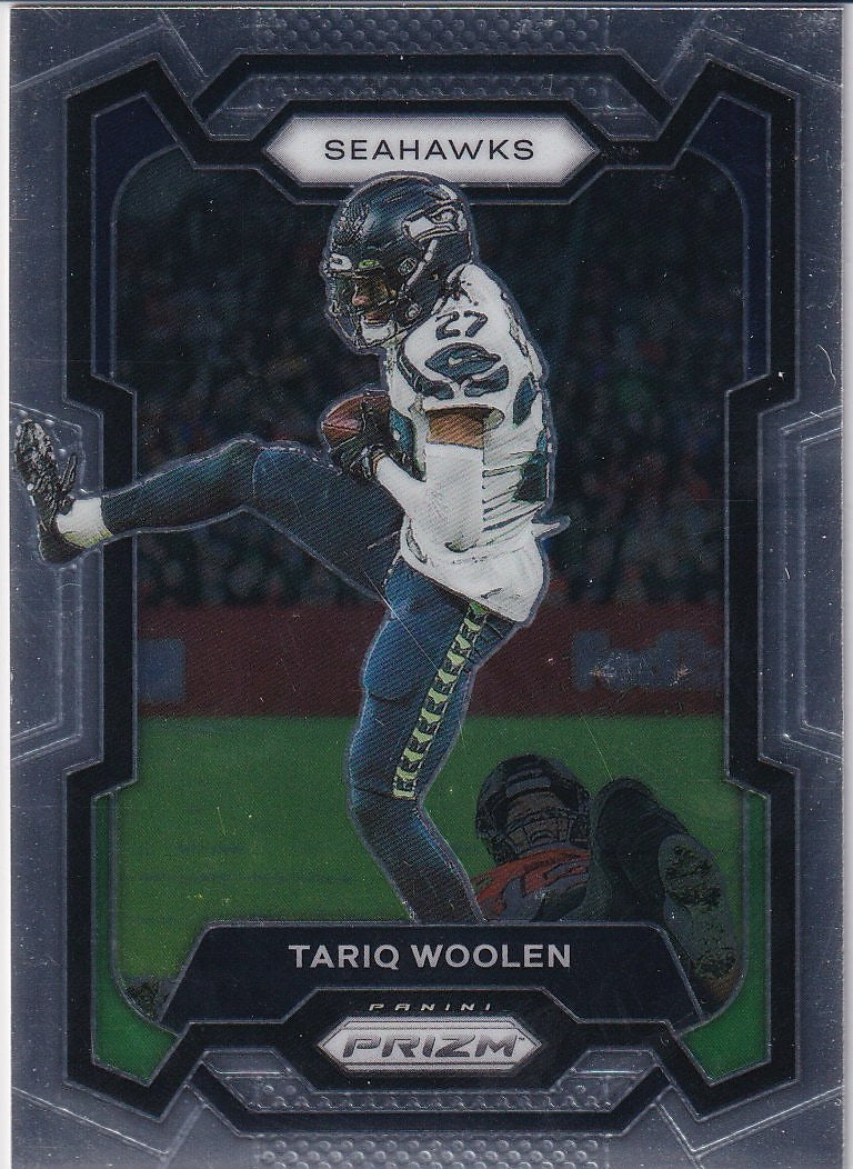 2023 Panini Prizm Football Base #263 Seattle Seahawks (Tariq Woolen)