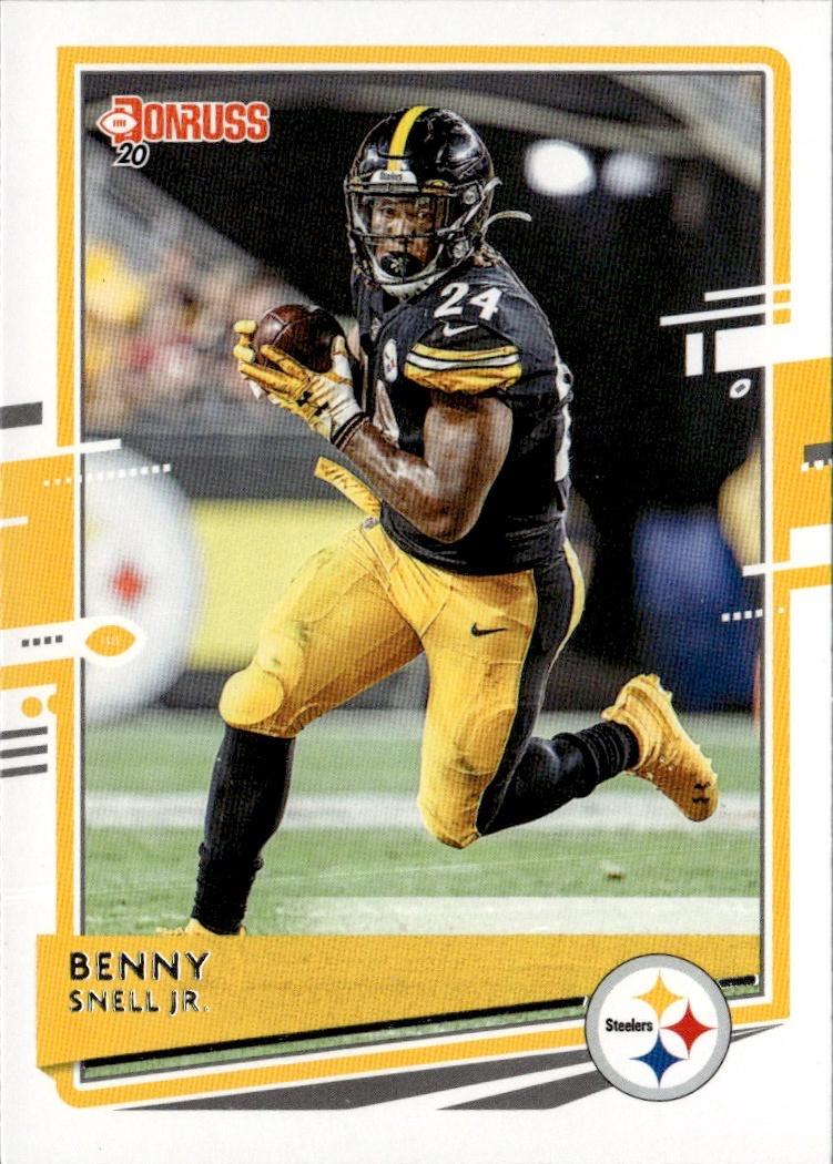 2020 Donruss Football Base #217 Pittsburgh Steelers (Benny Snell Jr.)