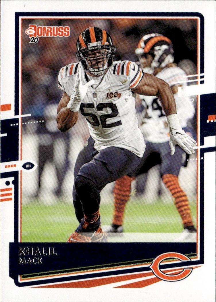 2020 Donruss Football Base #57 Chicago Bears (Khalil Mack)