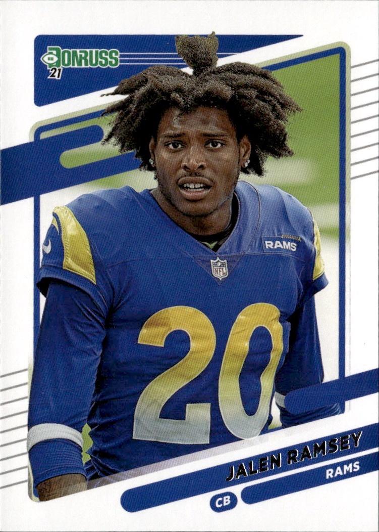 2021 Donruss Football Base No Helmet #141b Los Angeles Rams (Jalen Ramsey)