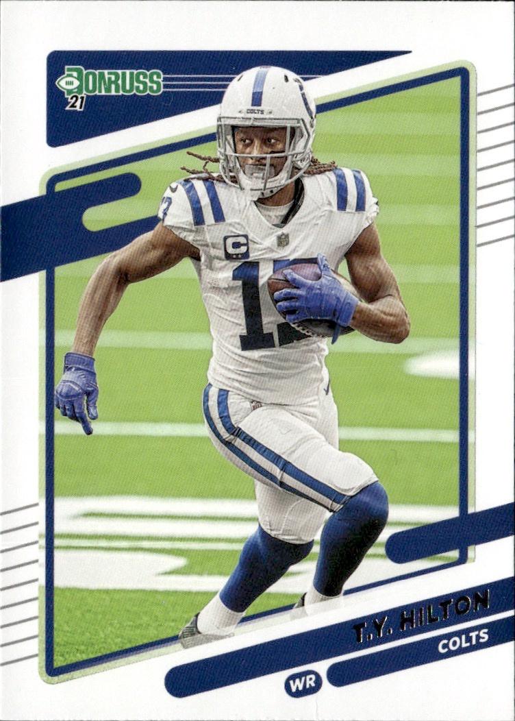 2021 Donruss Football Base #152 Indianapolis Colts (T.Y. Hilton)