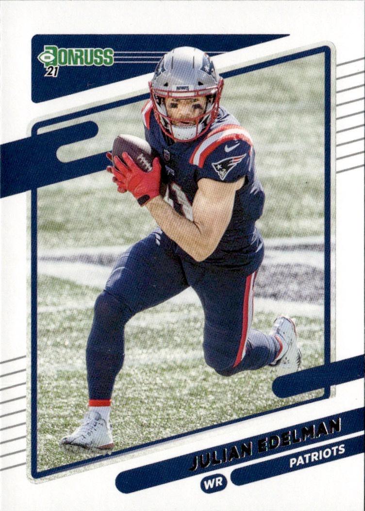 2021 Donruss Football Base #45 New England Patriots (Julian Edelman)