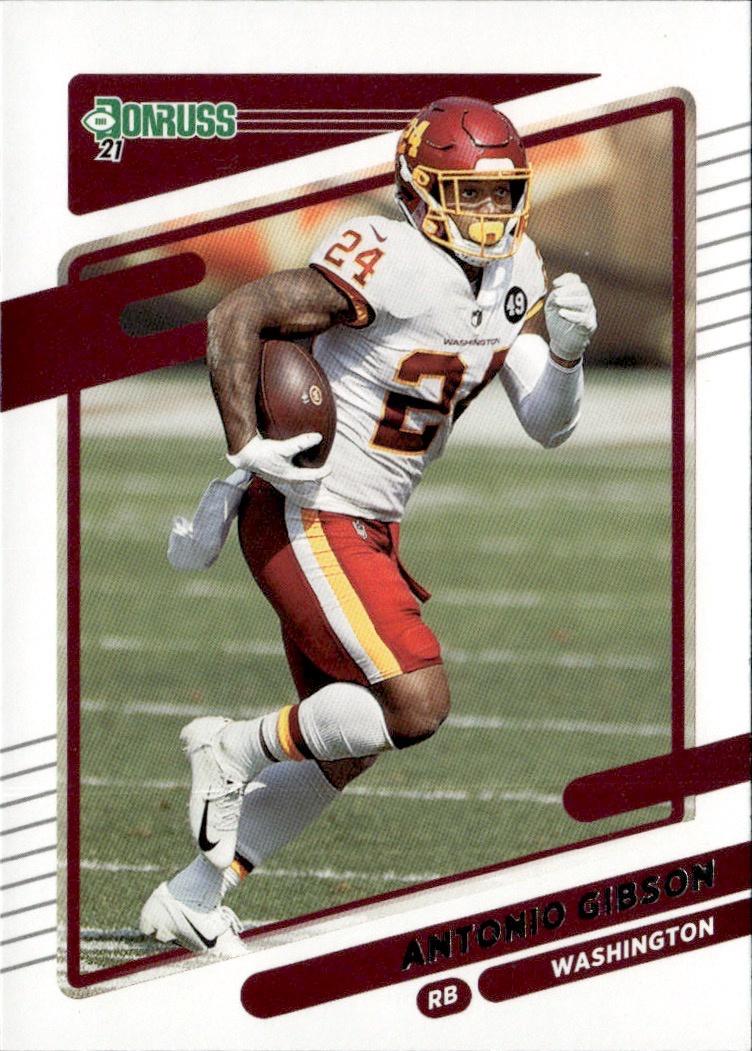 2021 Donruss Football Base #7 Washington Football Team (Antonio Gibson)