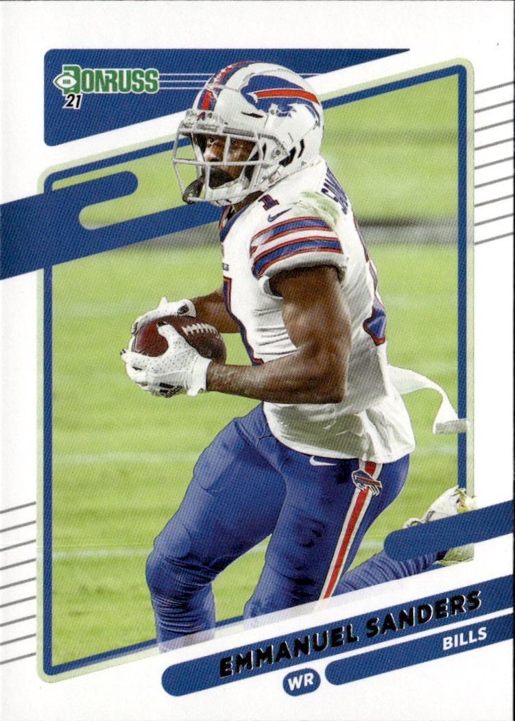 2021 Donruss Football Base #97 Buffalo Bills (Emmanuel Sanders)