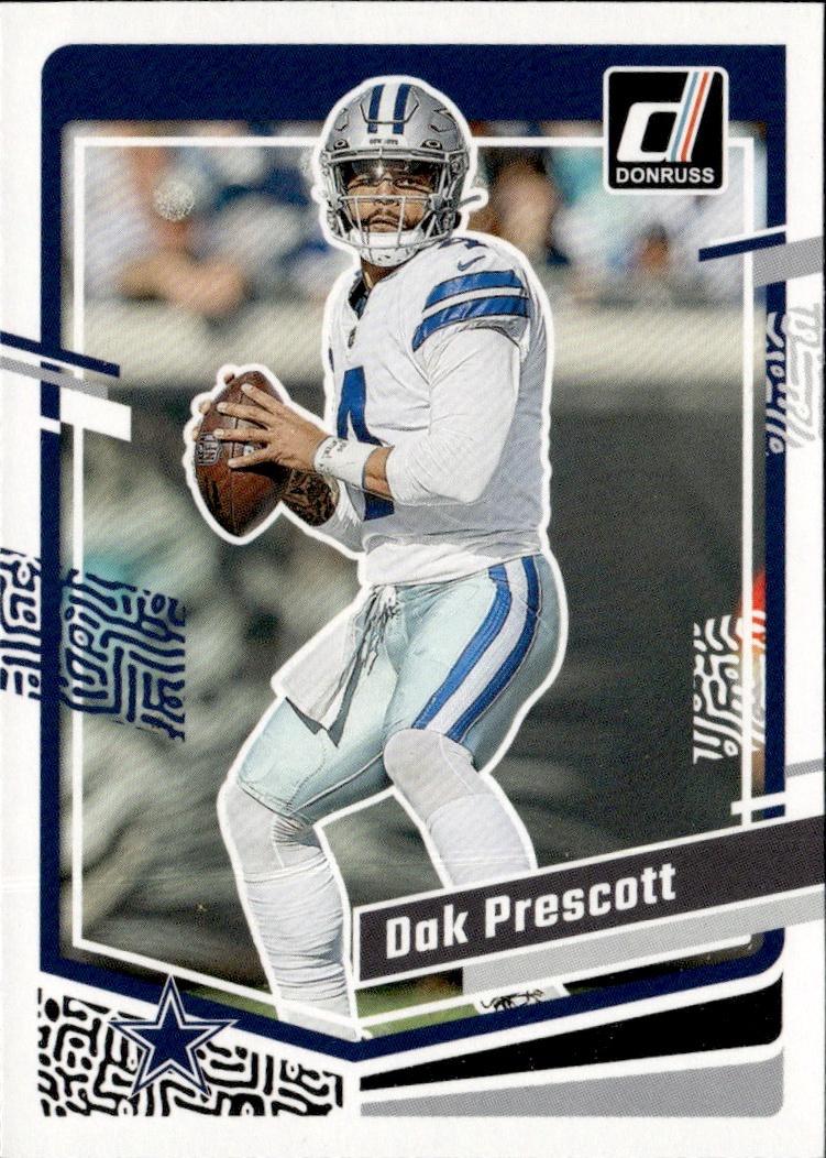 2023 Donruss Football Base #73 Dallas Cowboys (Dak Prescott)
