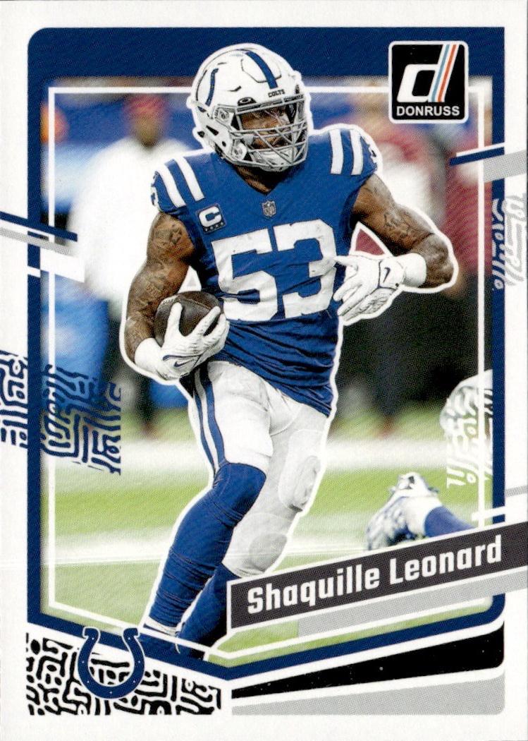 2023 Donruss Football Base #131 Indianapolis Colts (Shaquille Leonard)