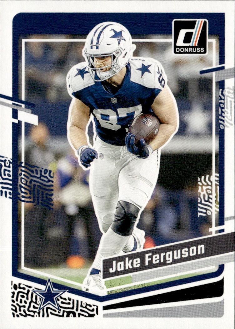 2023 Donruss Football Base #75 Dallas Cowboys (Jake Ferguson)