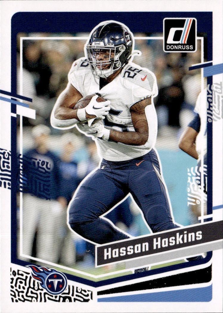 2023 Donruss Football Base #285 Tennessee Titans (Hassan Haskins)