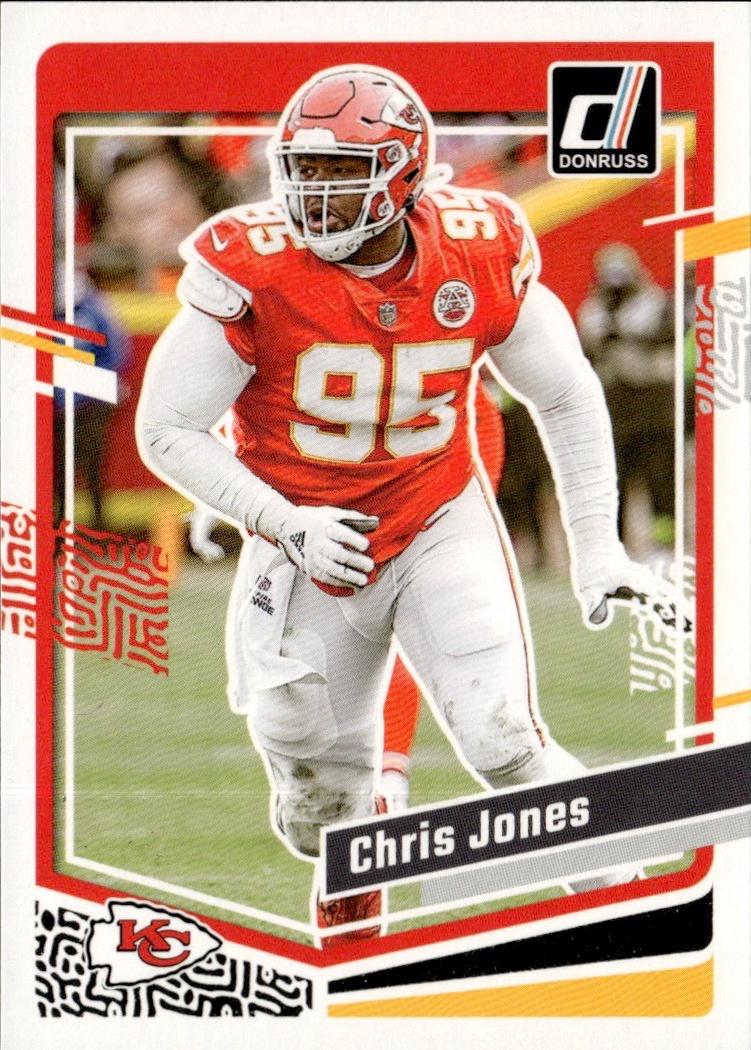 2023 Donruss Football Base #142 Kansas City Chiefs (Chris Jones)