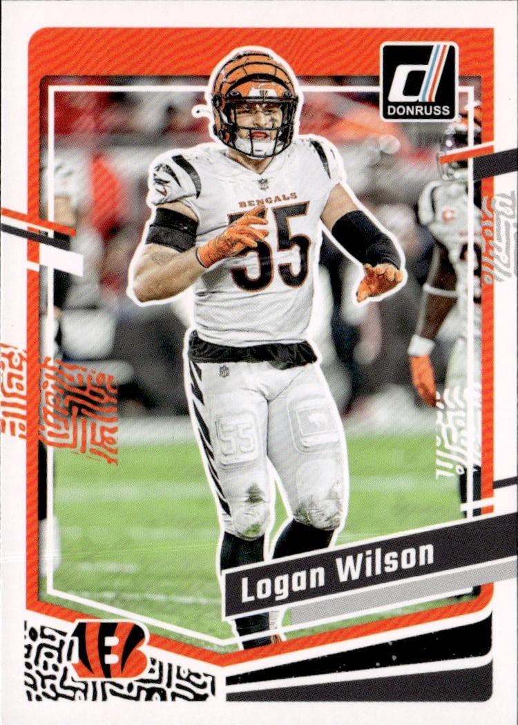 2023 Donruss Football Base #60 Cincinnati Bengals (Logan Wilson)