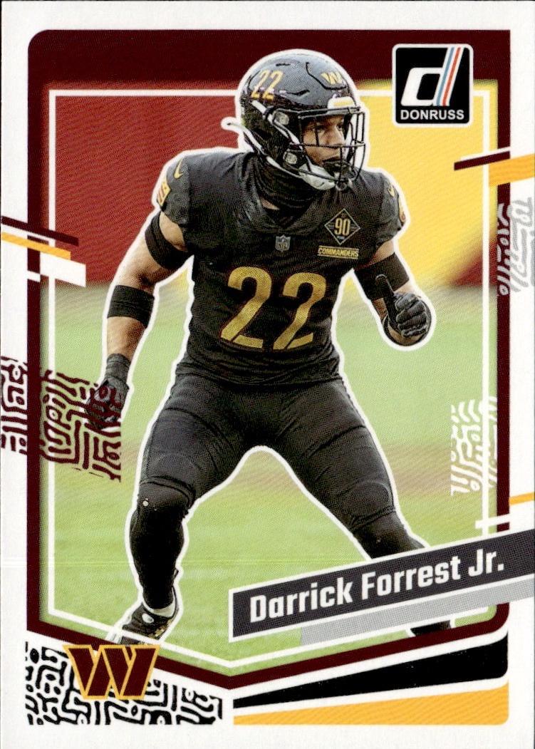 2023 Donruss Football Base #296 Washington Commanders (Darrick Forrest Jr.)