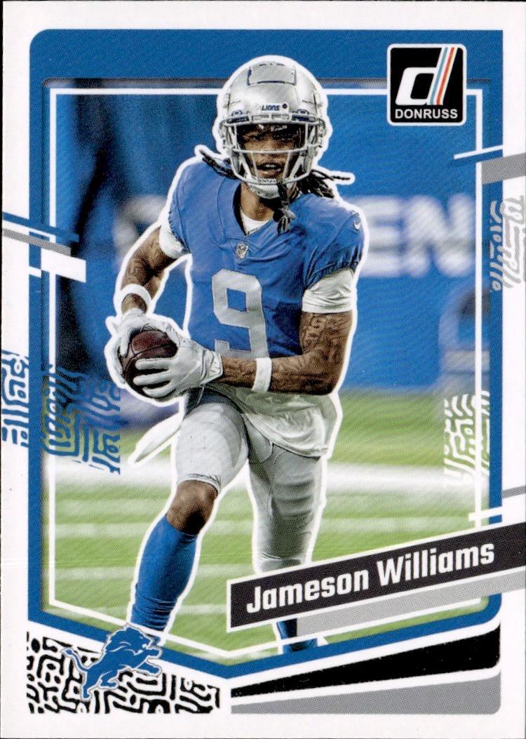2023 Donruss Football Base #99 Detroit Lions (Jameson Williams)