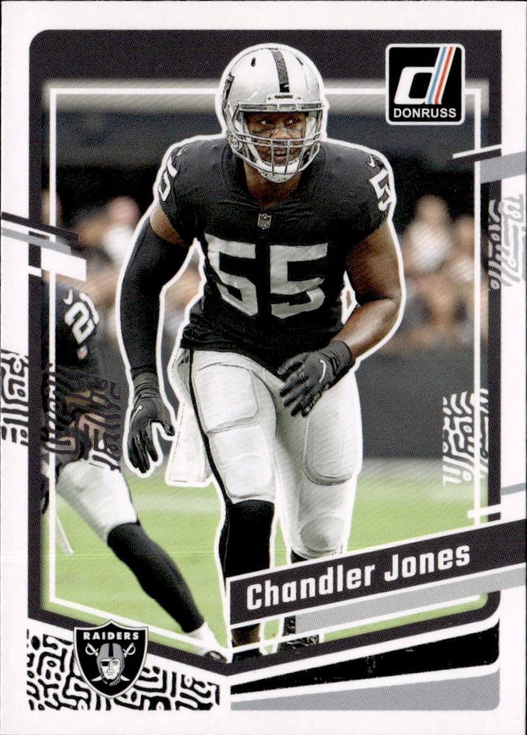 2023 Donruss Football Base #180 Las Vegas Raiders (Chandler Jones)