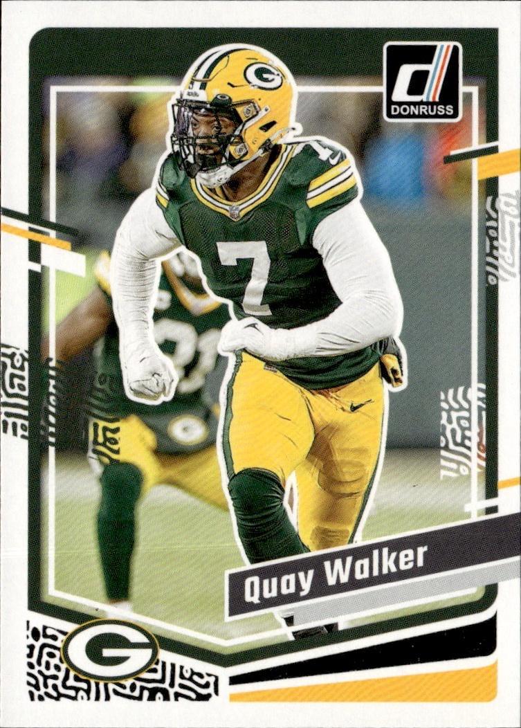 2023 Donruss Football Base #112 Green Bay Packers (Quay Walker)