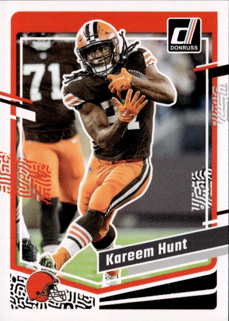 2023 Donruss Football Base #67 Cleveland Browns (Kareem Hunt)