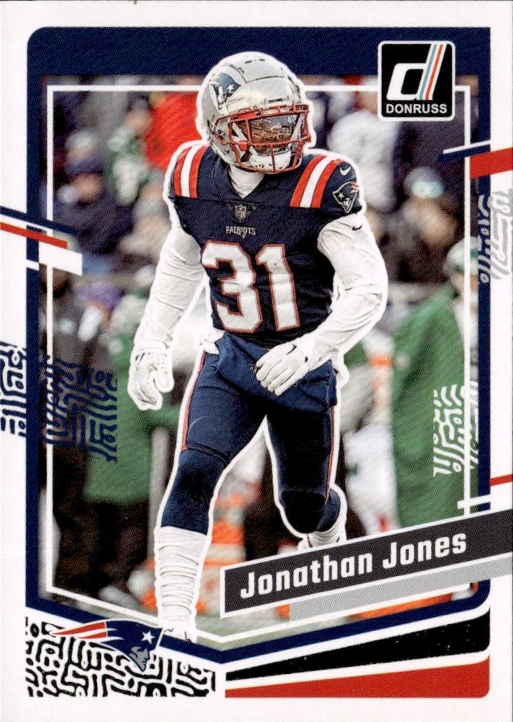 2023 Donruss Football Base #203 New England Patriots (Jonathan Jones)