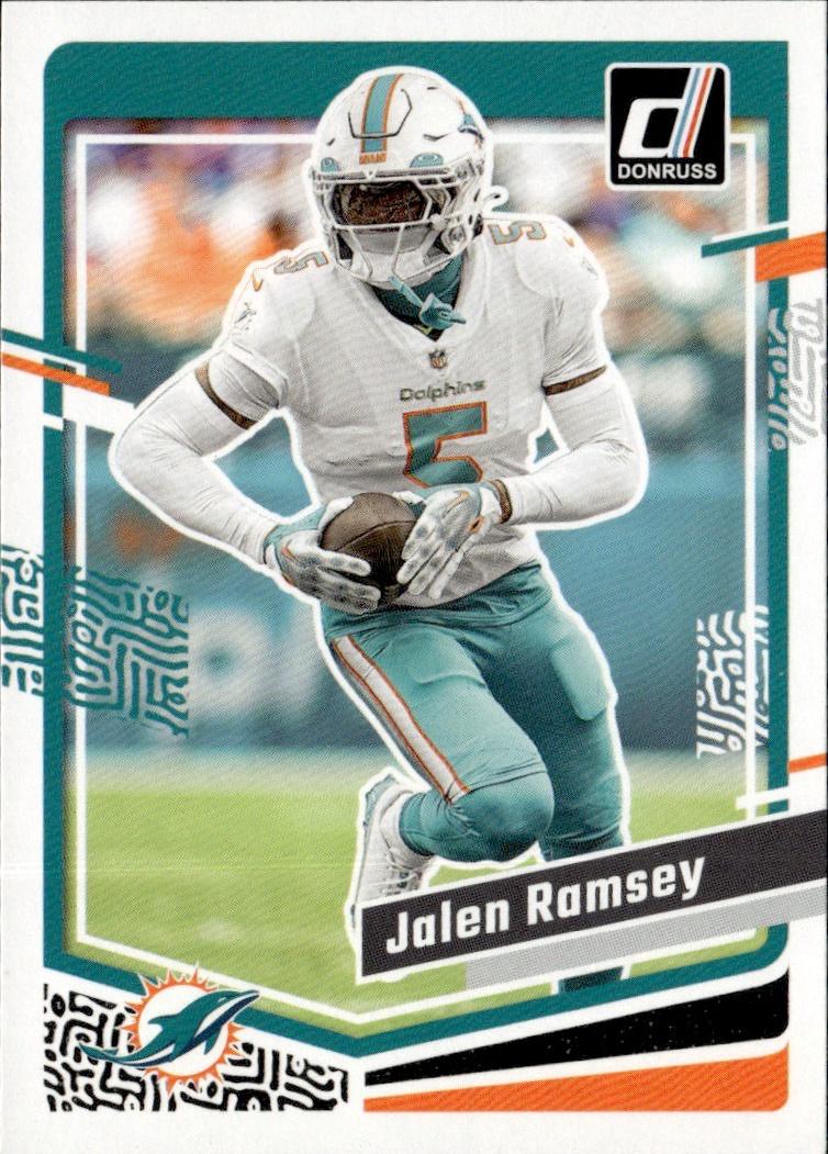 2023 Donruss Football Base #184 Miami Dolphins (Jalen Ramsey)