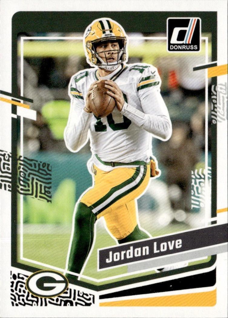 2023 Donruss Football Base #110 Green Bay Packers (Jordan Love)