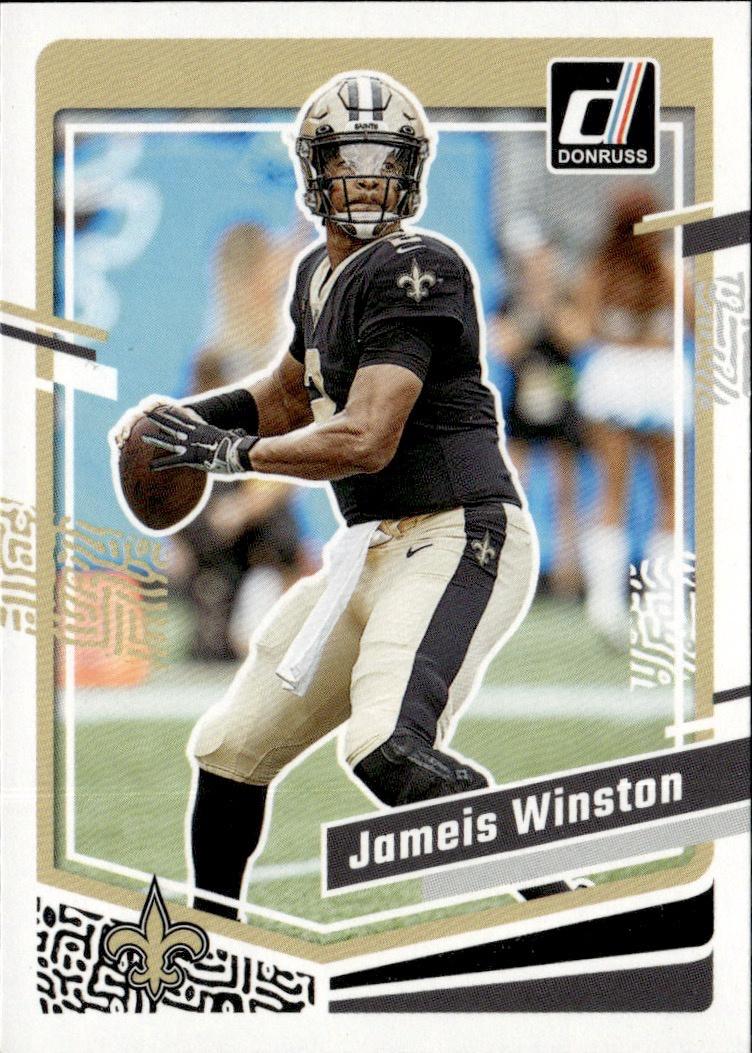 2023 Donruss Football Base #214 New Orleans Saints (Jameis Winston)