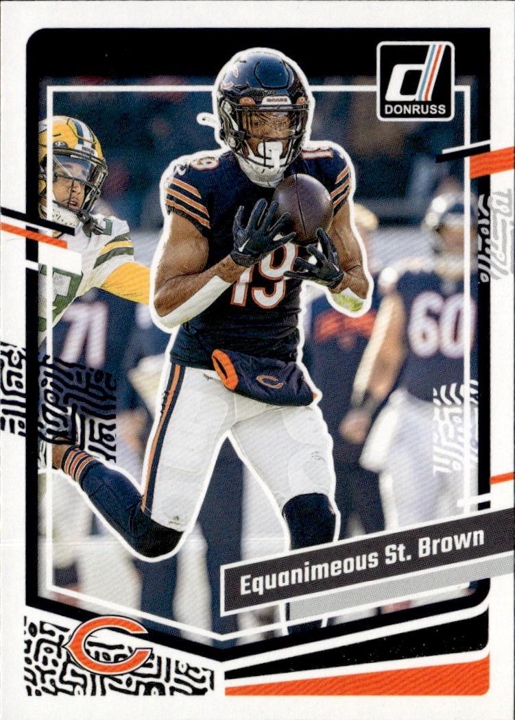 2023 Donruss Football Base #53 Chicago Bears (Equanimeous St. Brown)
