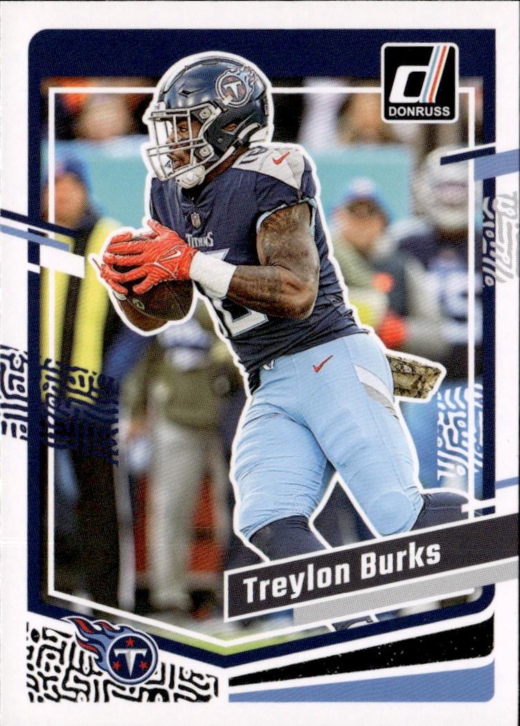 2023 Donruss Football Base #291 Tennessee Titans (Treylon Burks)