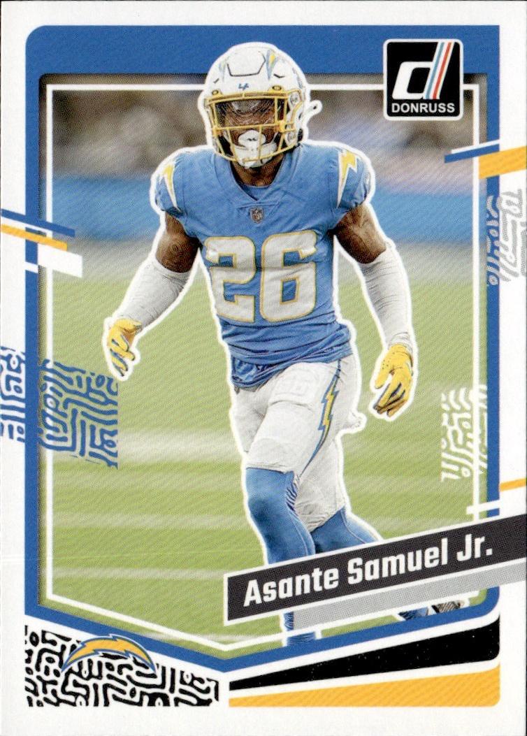 2023 Donruss Football Base #152 Los Angeles Chargers (Asante Samuel Jr.)