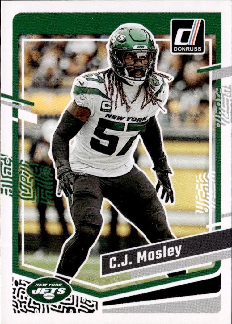 2023 Donruss Football Base #230 New York Jets (C.J. Mosley)