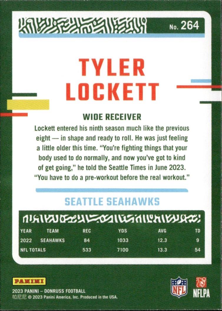 2023 Donruss Football Base #264 Seattle Seahawks (Tyler Lockett)