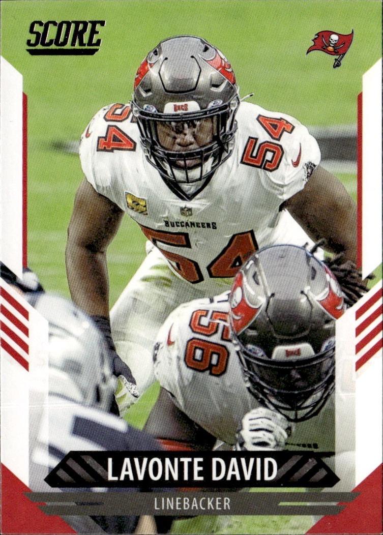 2021 Score Football Base #18 Tampa Bay Buccaneers (Lavonte David)