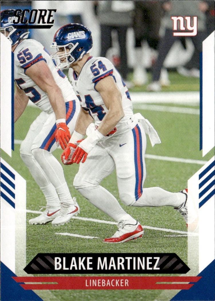 2021 Score Football Base #64 New York Giants (Blake Martinez)